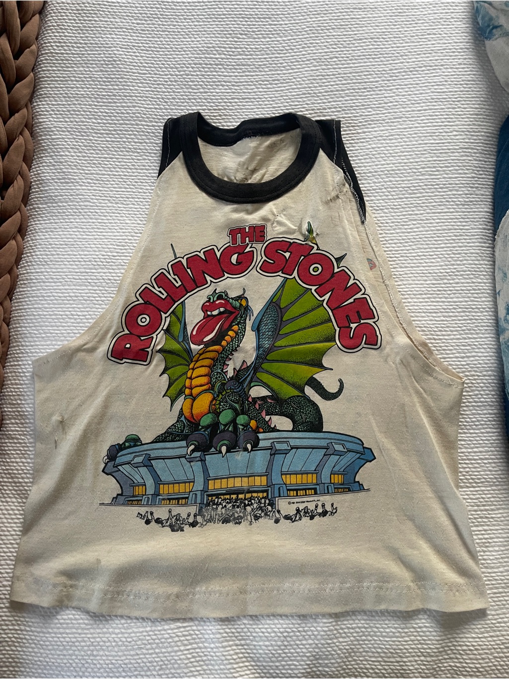 Vintage Rare 1981 The Rolling Stones Concert Tee